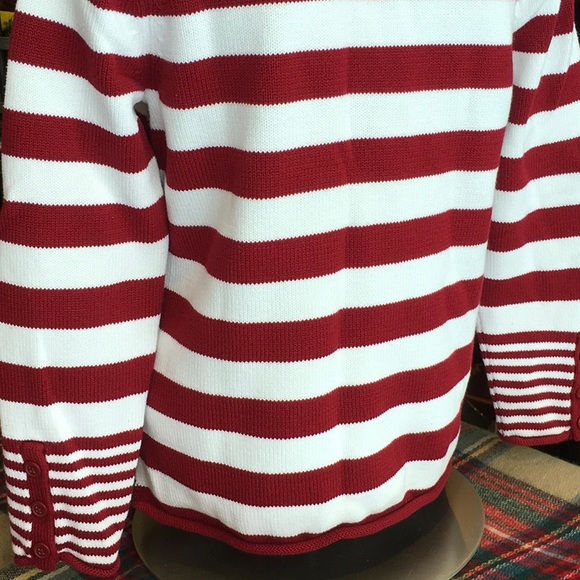 Guide Series Striped Red Sweater. NWOT - Picture 4 of 9
